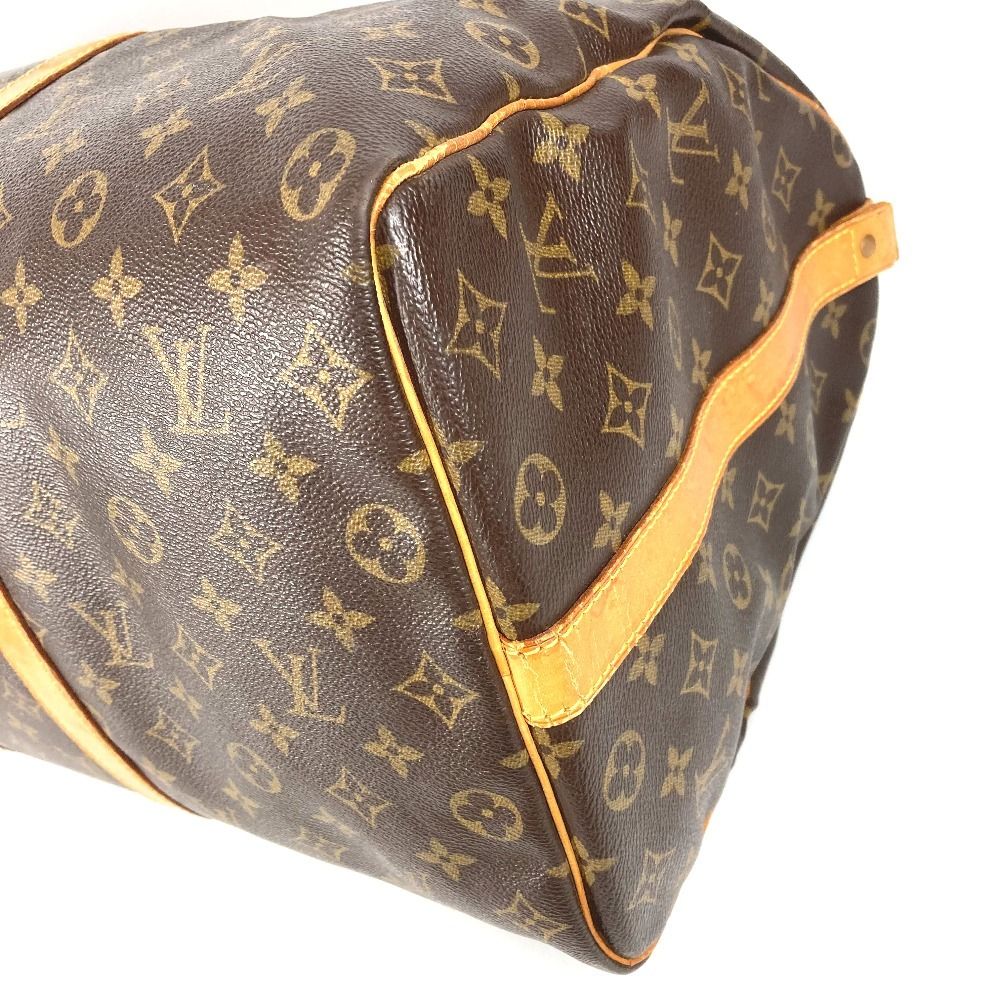 Louis Vuitton Boston Bag Keepall Bandouliere 50 Monogram Canvas Brown — view 6