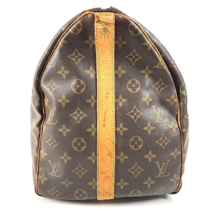 Louis Vuitton Boston Bag Keepall Bandouliere 50 Monogram Canvas Brown — view 4