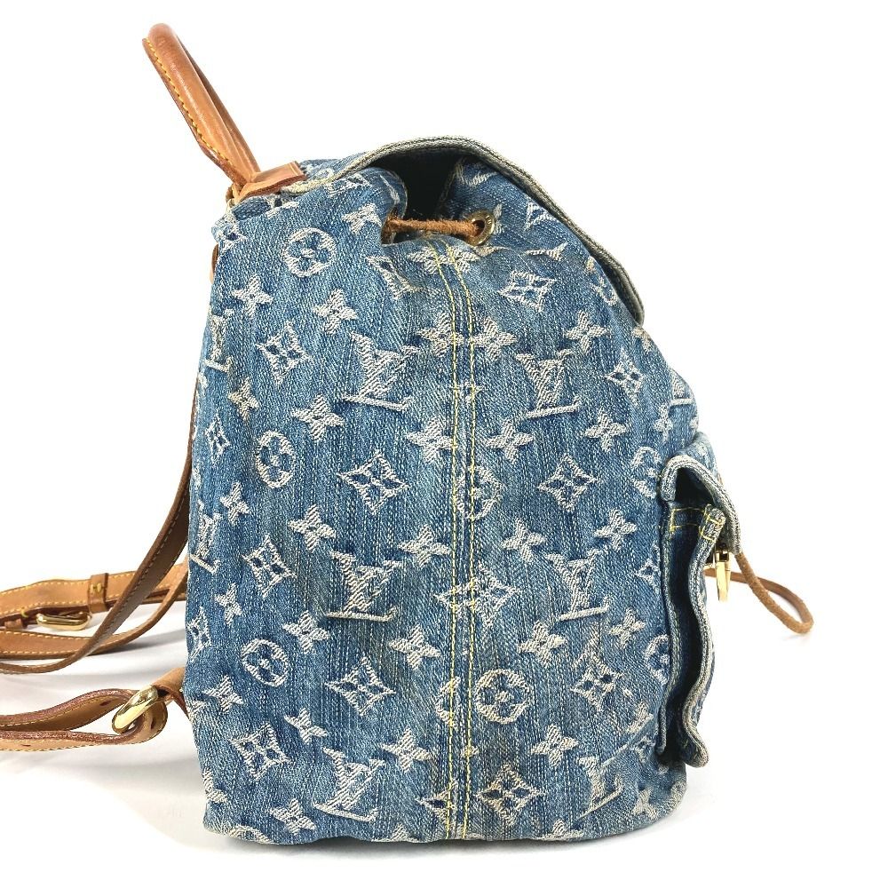 Louis Vuitton Backpack Dos GM Sac Dos GM Monogram Denim Canvas Blue — view 4