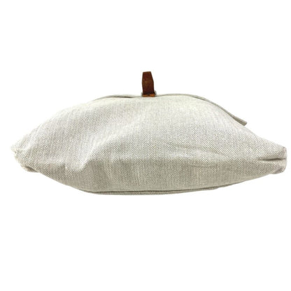 Hermes Handbag Baggage Ali Cotton White — view 6