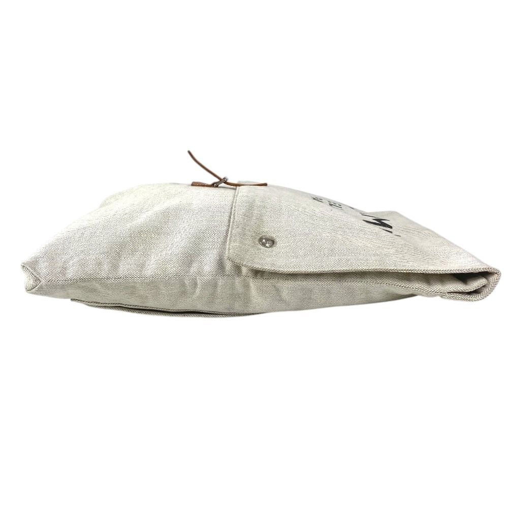 Hermes Handbag Baggage Ali Cotton White — view 4