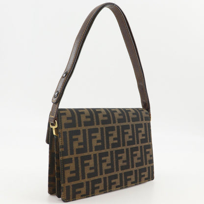 Fendi Beltmochi Nylon Canvas Brown LadyShoulder Shoulder Bag — view 3