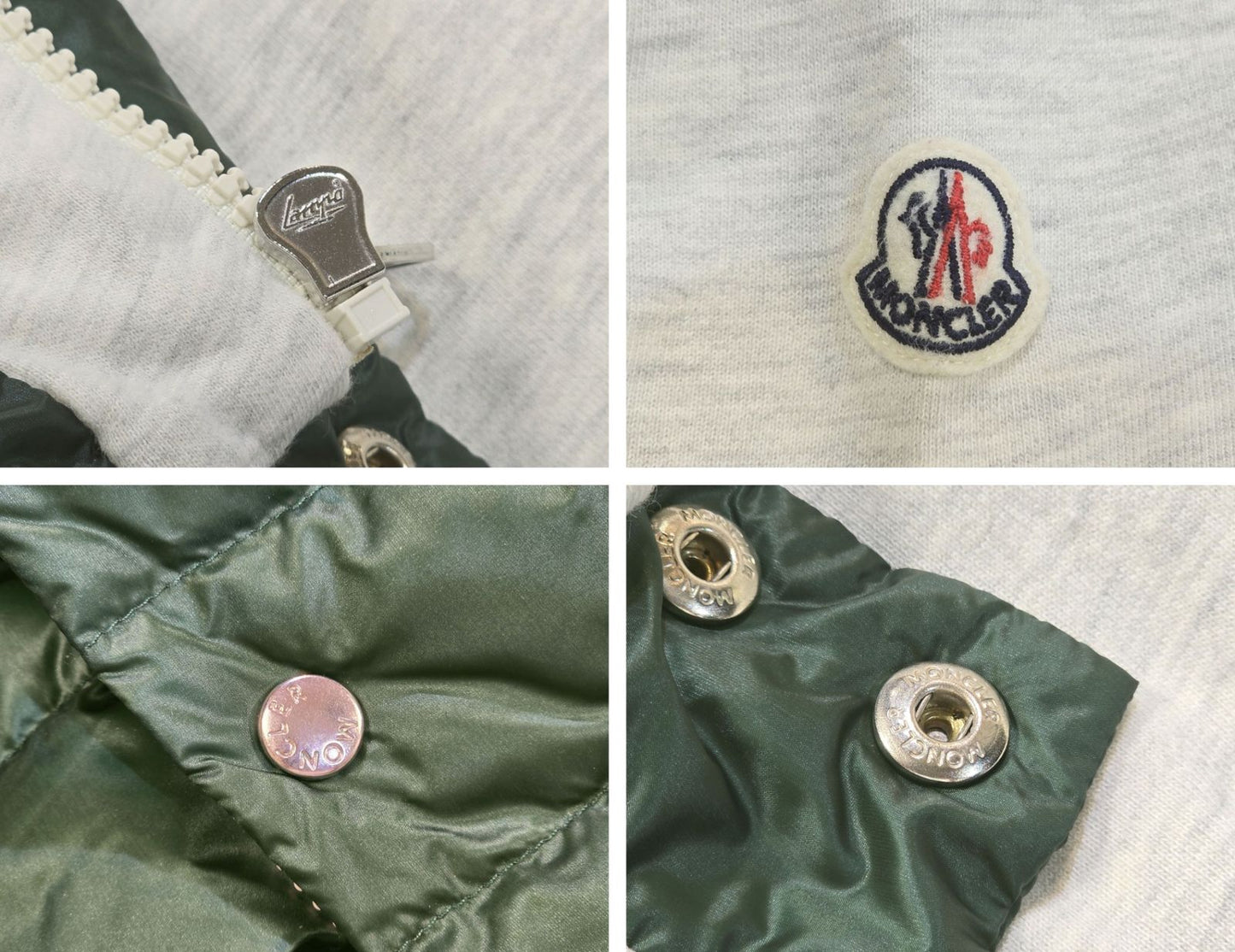 Moncler Cles Maglia Cardigan Down Jacket Hoodie — view 6