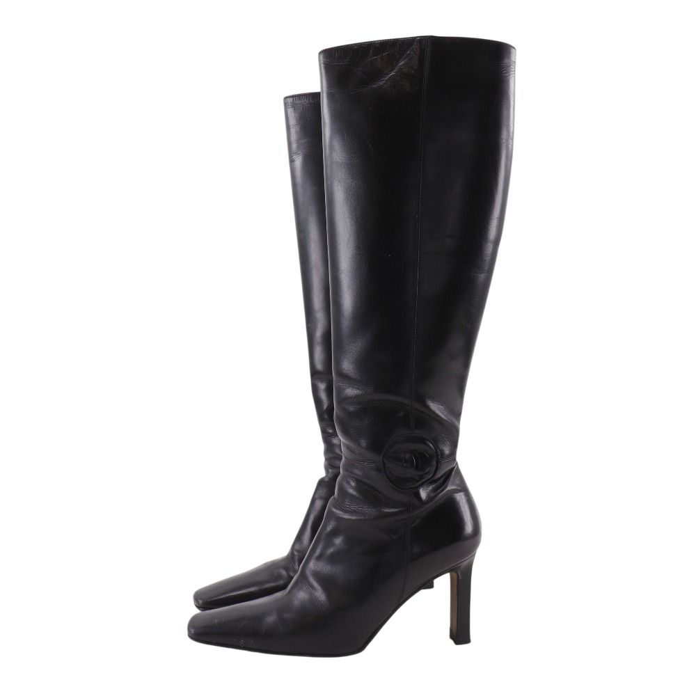 Chanel Leather LadyBoots Boot — view 2