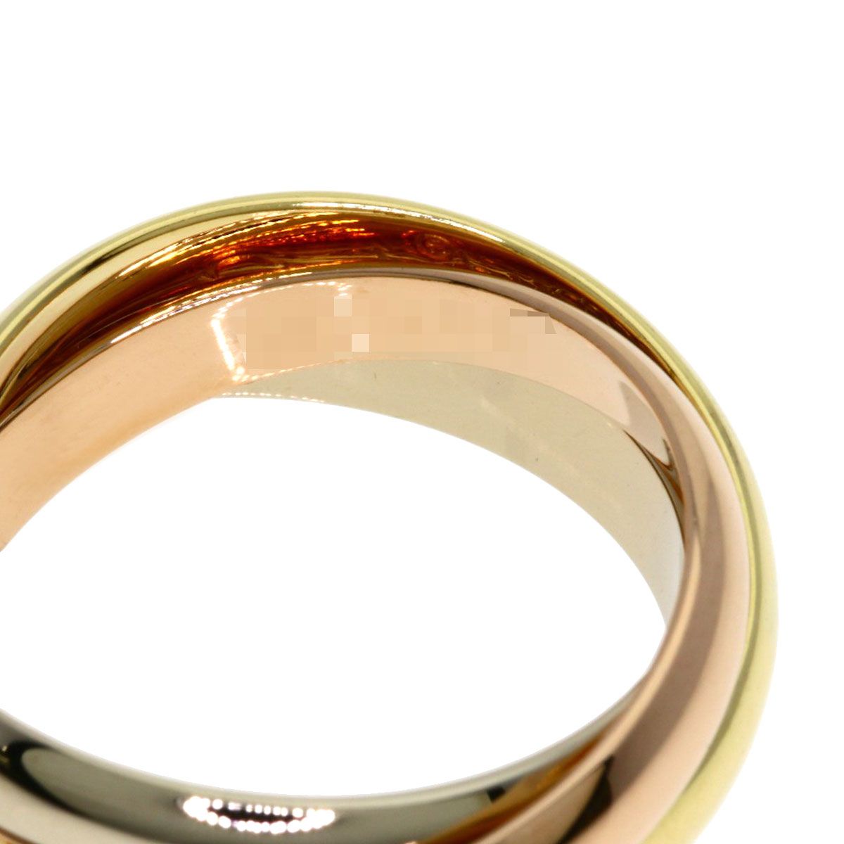 Cartier Trinity 53 Ring 18k Yellow Gold 18k Pink White — view 4