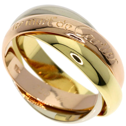 Cartier Trinity 48 Ring 18k Yellow Gold 18k Pink White