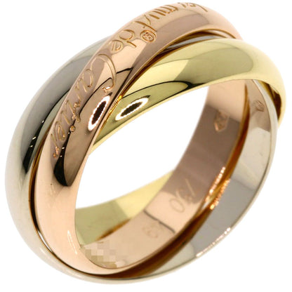 Cartier Trinity 49 Ring 18k Yellow Gold 18k Pink White — view 2