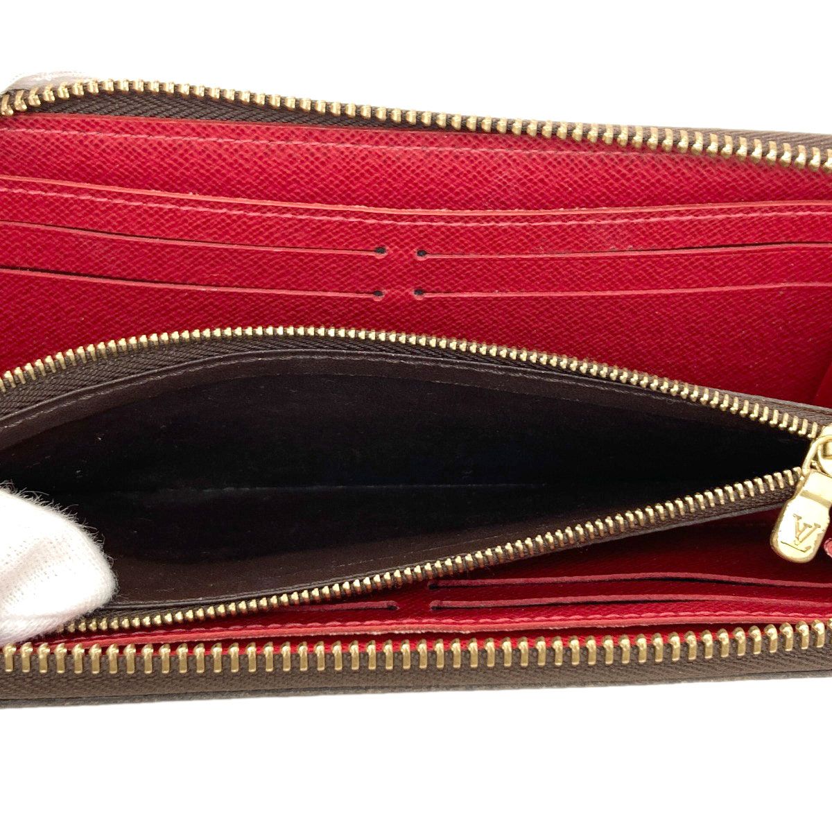 Louis Vuitton Portefeuille Clemence Wallet Damiercanvas — view 5