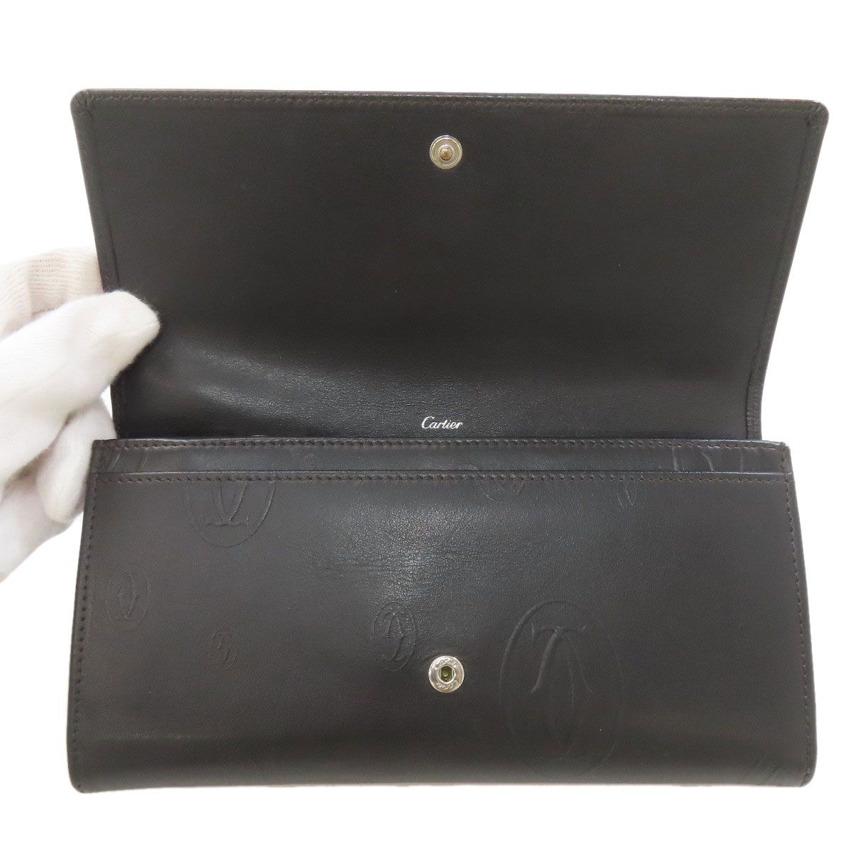 Cartier Wallet Leather Wallets Black — view 4