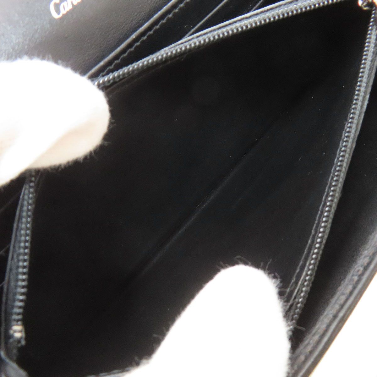 Cartier Wallet Leather Wallets Black — view 6