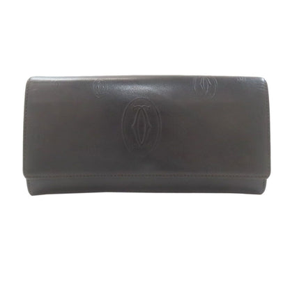 Cartier Wallet Leather Wallets Black
