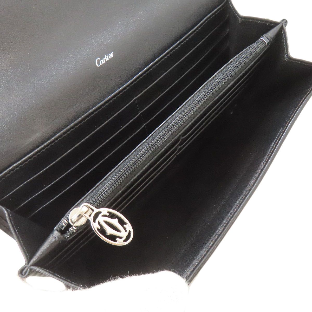 Cartier Wallet Leather Wallets Black — view 5