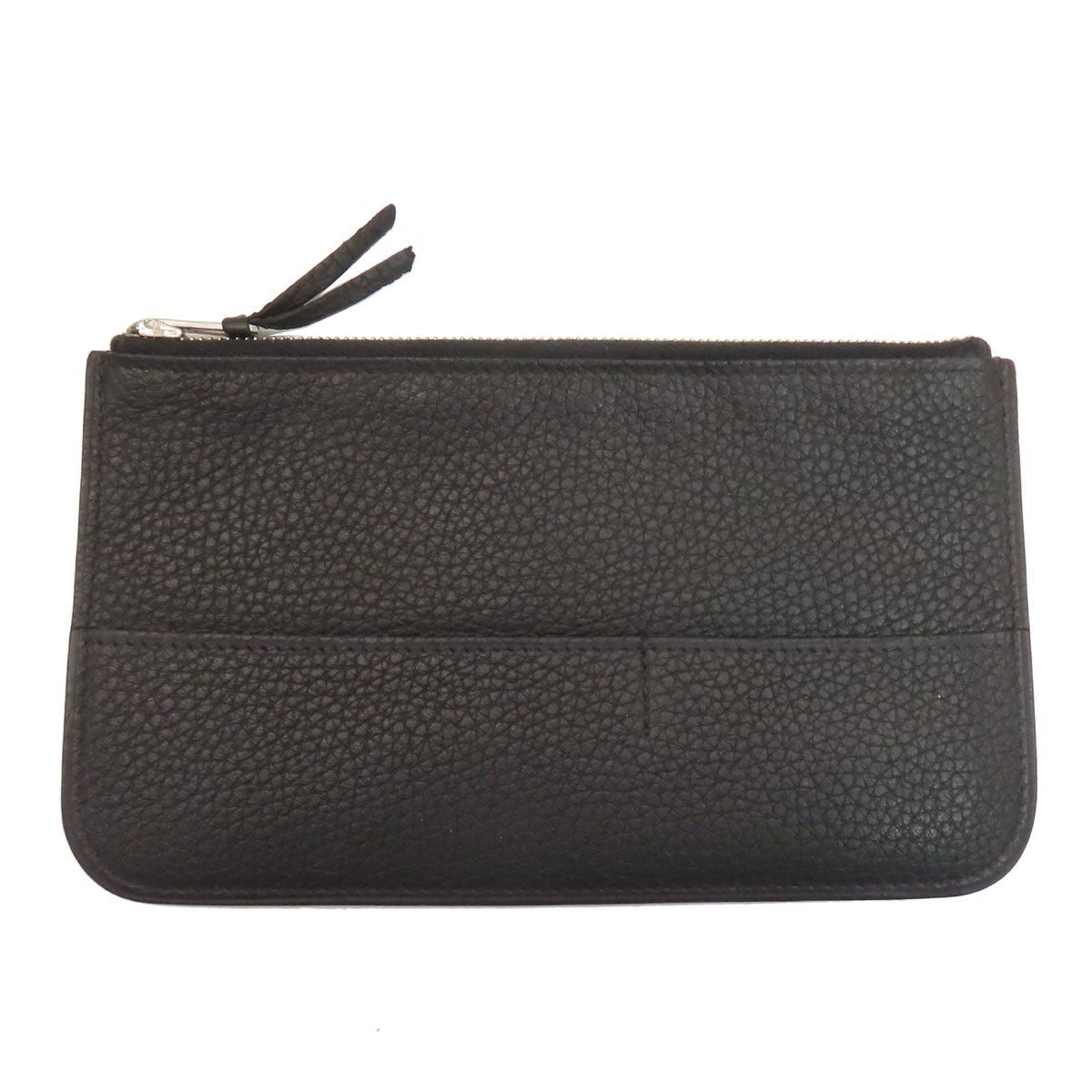 Hermes Dogon GM Silver Wallet Togo — view 8