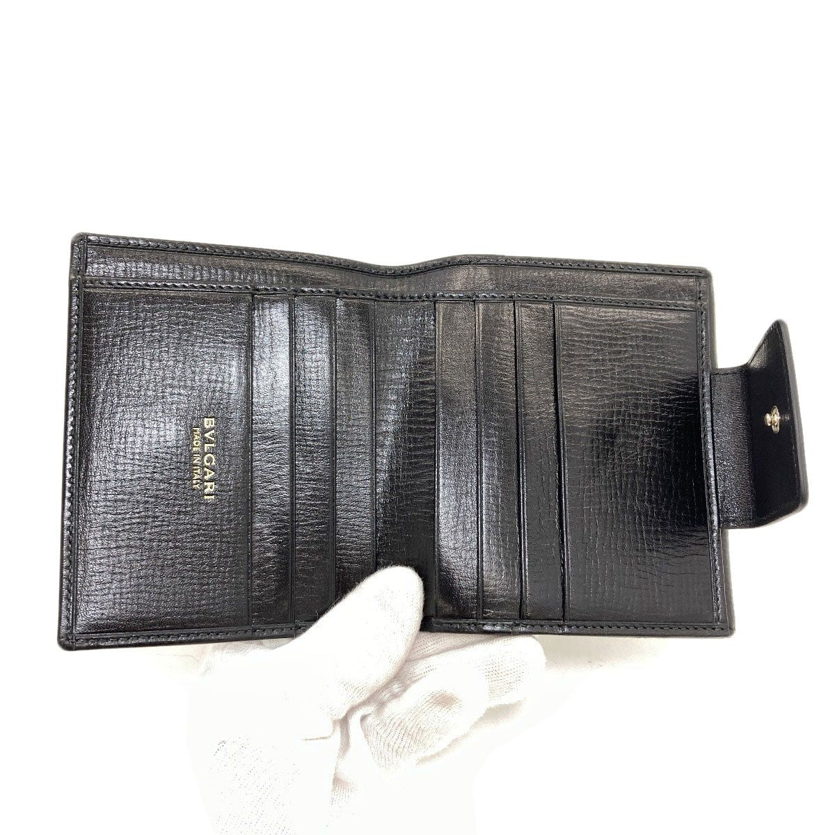 Bvlgari Logo Wallet Leather — view 4