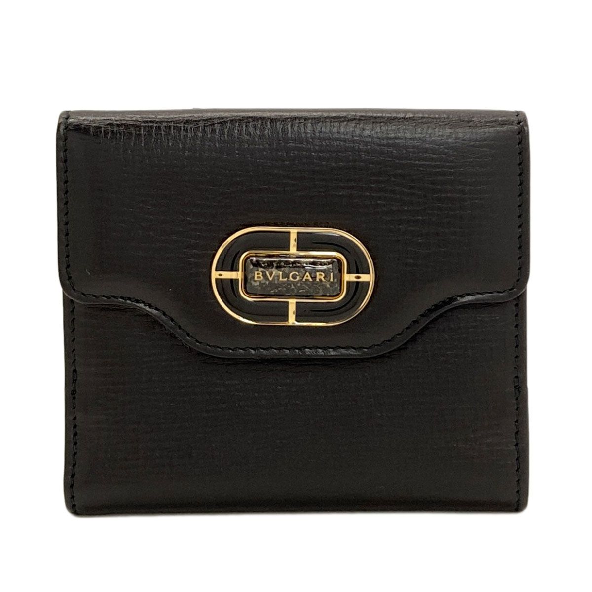 Bvlgari Logo Wallet Leather