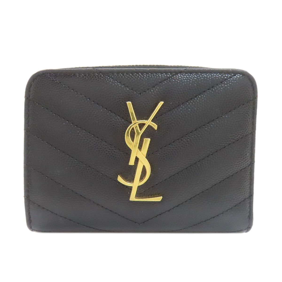 Saint Laurent Yves Sanro Wallet Leather