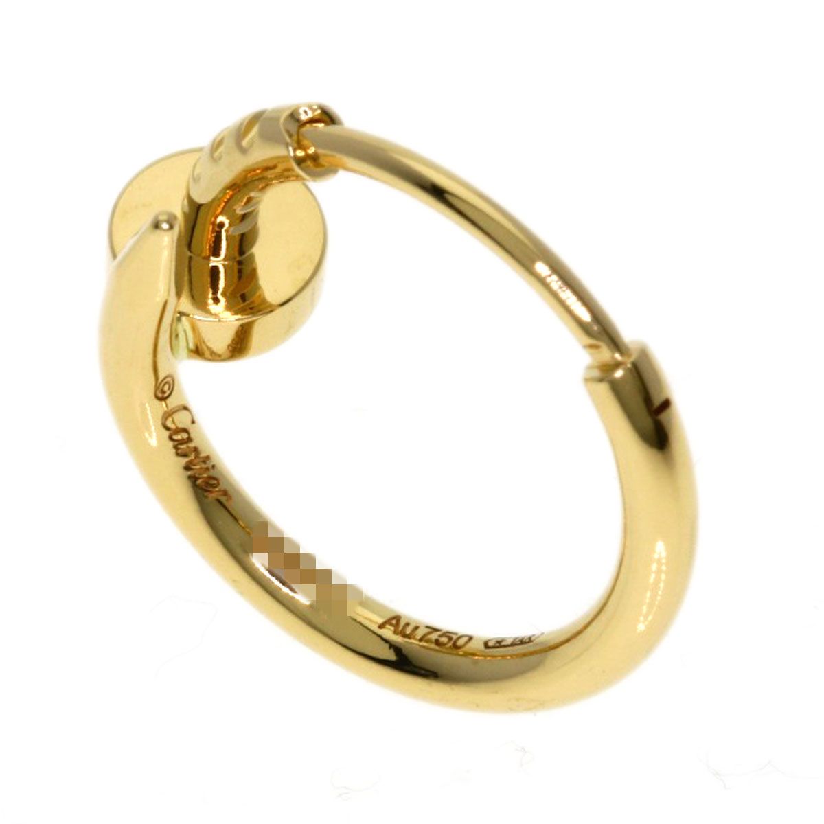 Cartier Juste un Clou Single Pierced Earrings 18k Yellow Gold — view 5