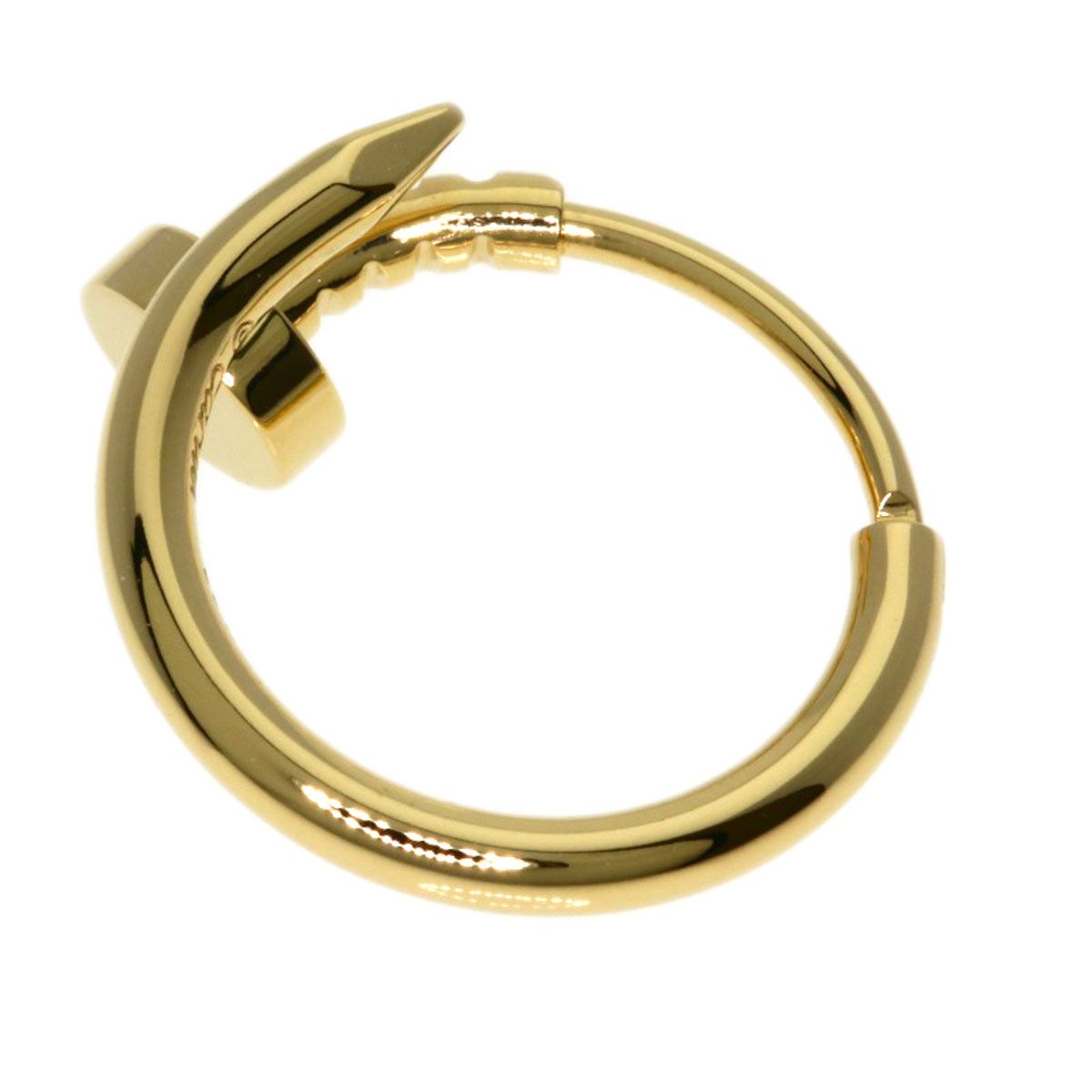 Cartier Juste un Clou Single Pierced Earrings 18k Yellow Gold — view 3