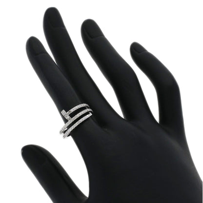 Cartier Juste un Clou Double Diamond 50 Ring 18k White Gold — view 6