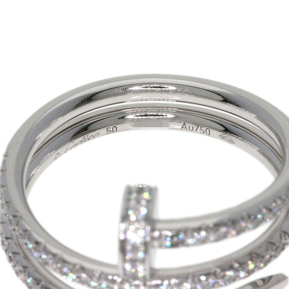 Cartier Juste un Clou Double Diamond 50 Ring 18k White Gold — view 5