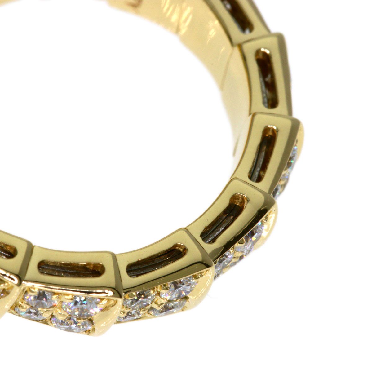 Bvlgari Diamond Ring 18k Yellow Gold — view 9