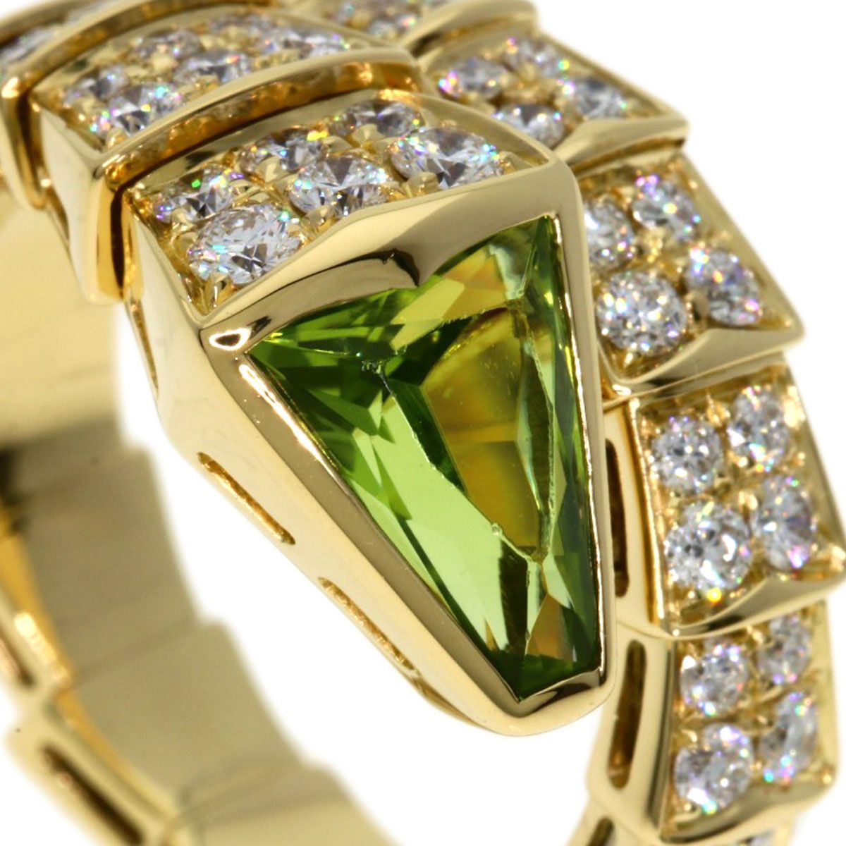 Bvlgari Diamond Ring 18k Yellow Gold — view 7