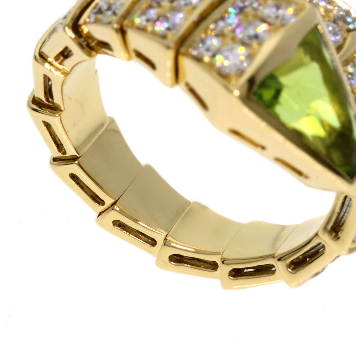 Bvlgari Diamond Ring 18k Yellow Gold — view 8