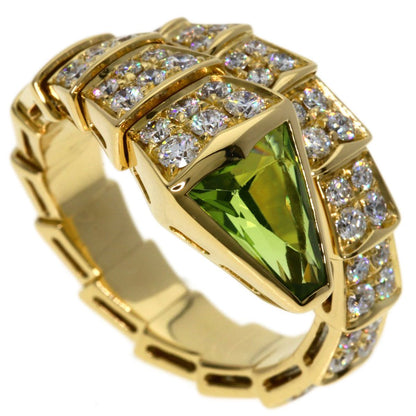 Bvlgari Diamond Ring 18k Yellow Gold