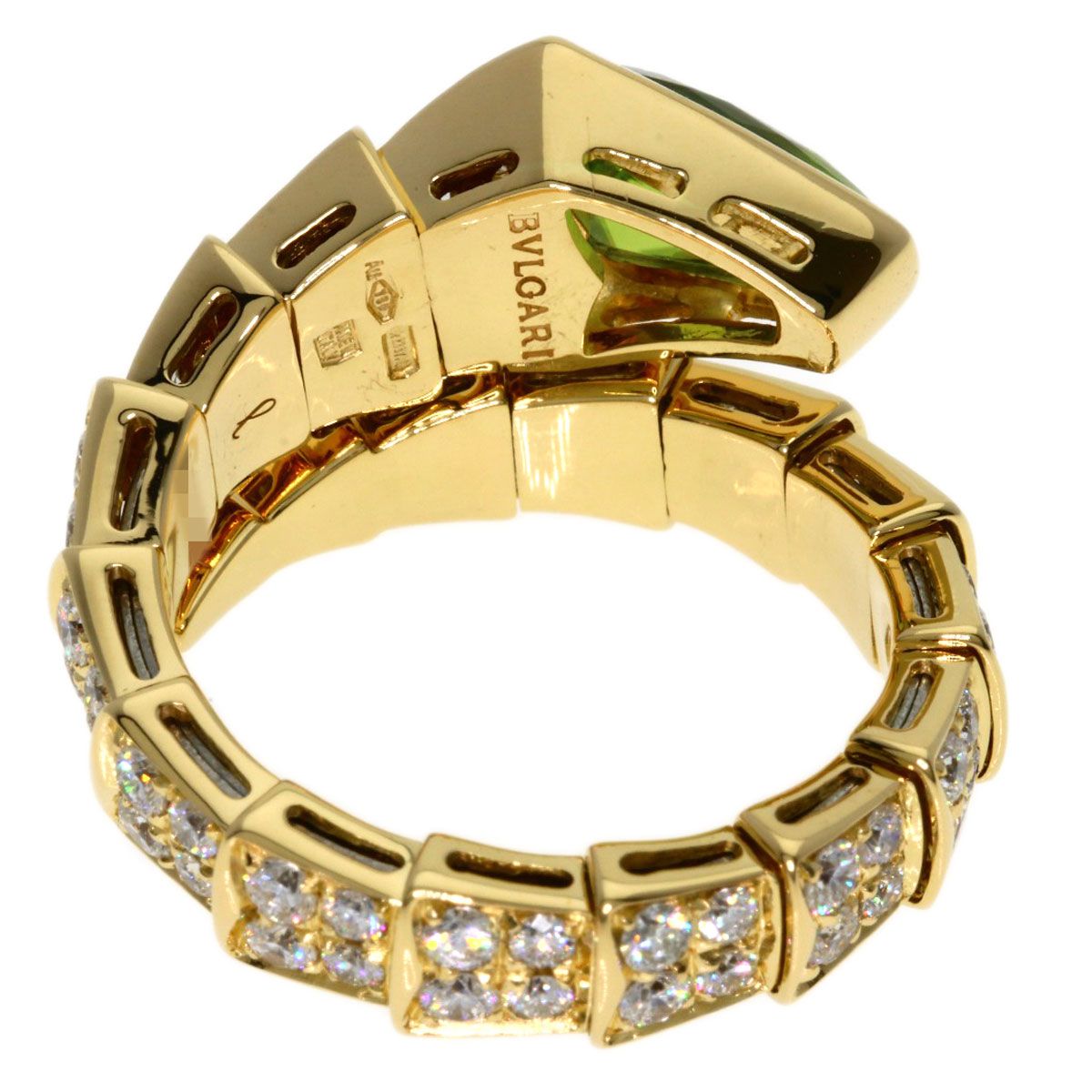 Bvlgari Diamond Ring 18k Yellow Gold — view 4