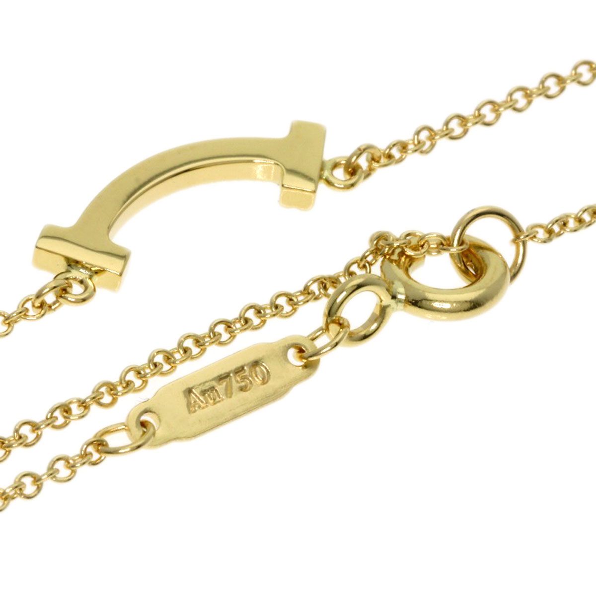 Tiffany & Co Mini Diamond Necklace 18k Yellow Gold — view 2