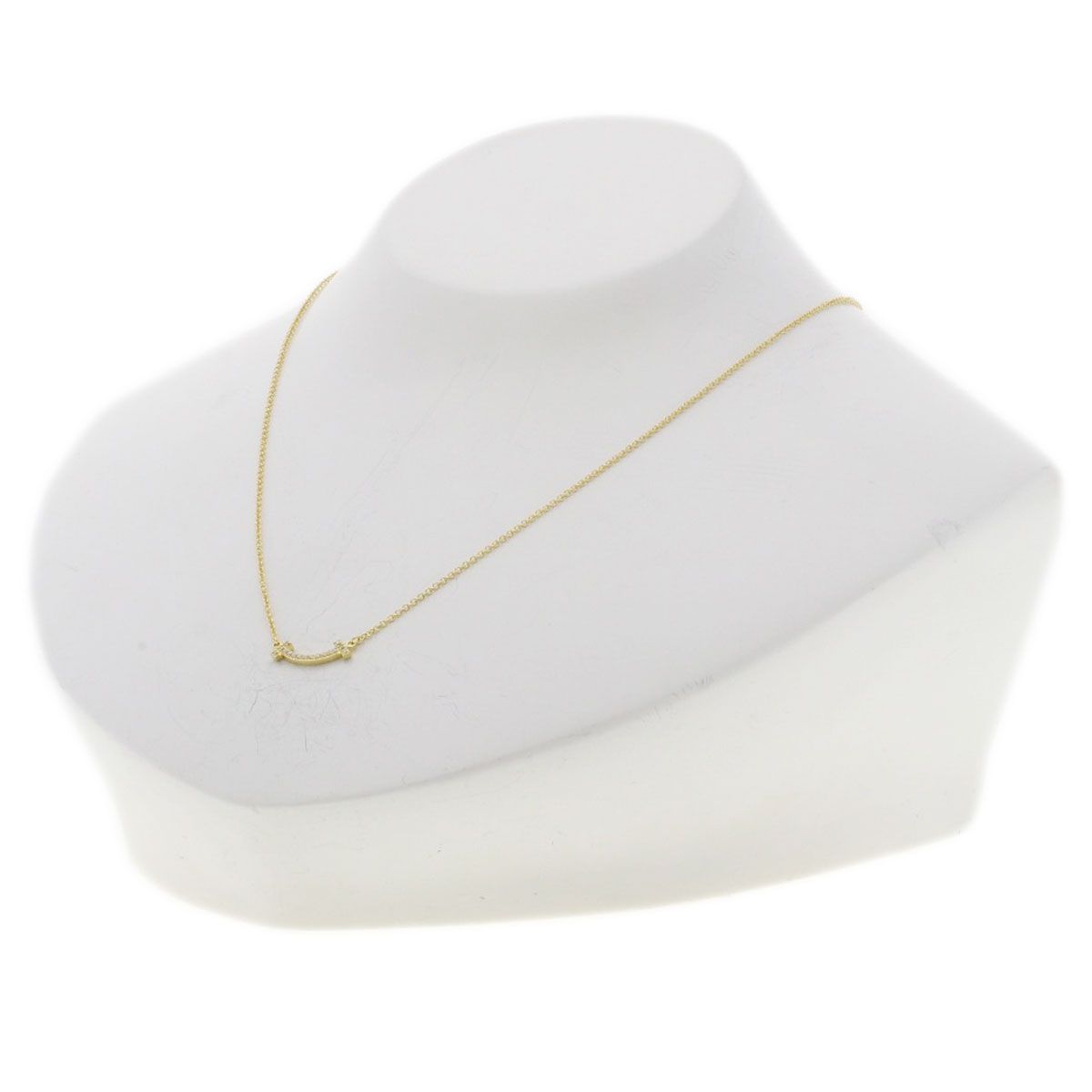 Tiffany & Co Mini Diamond Necklace 18k Yellow Gold — view 4