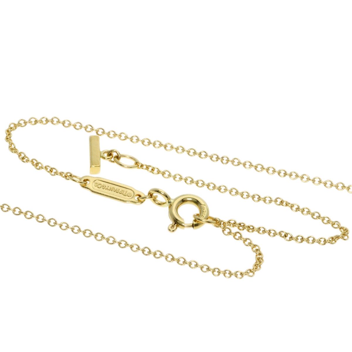 Tiffany & Co Mini Diamond Necklace 18k Yellow Gold — view 3