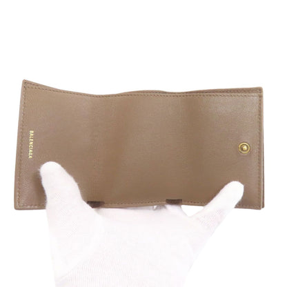 Balenciaga Wallet Leather Wallets Brown — view 4