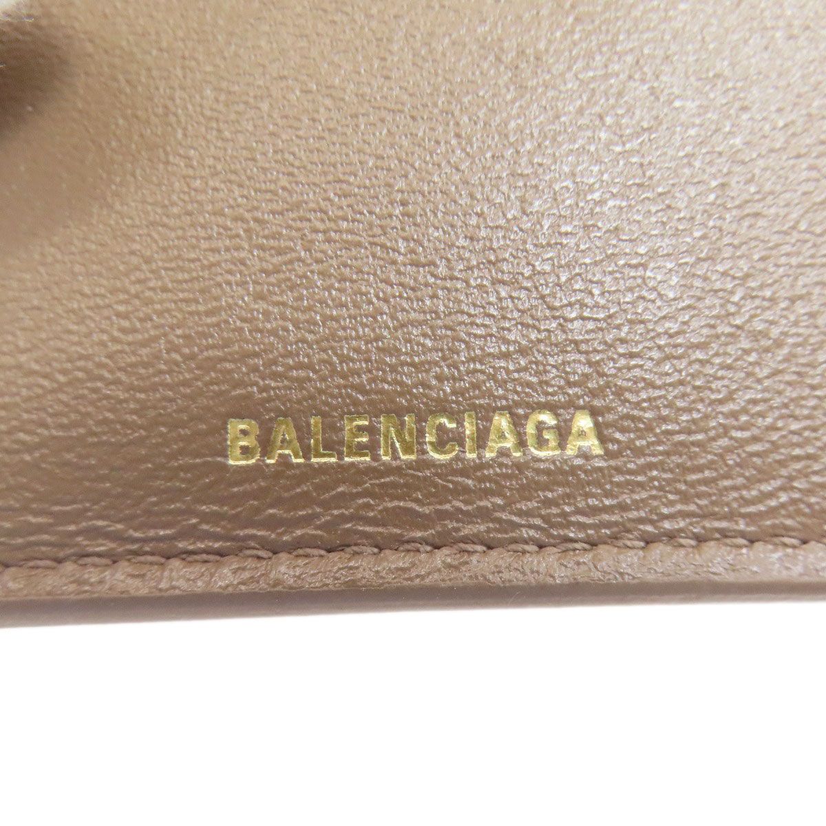 Balenciaga Wallet Leather Wallets Brown — view 7