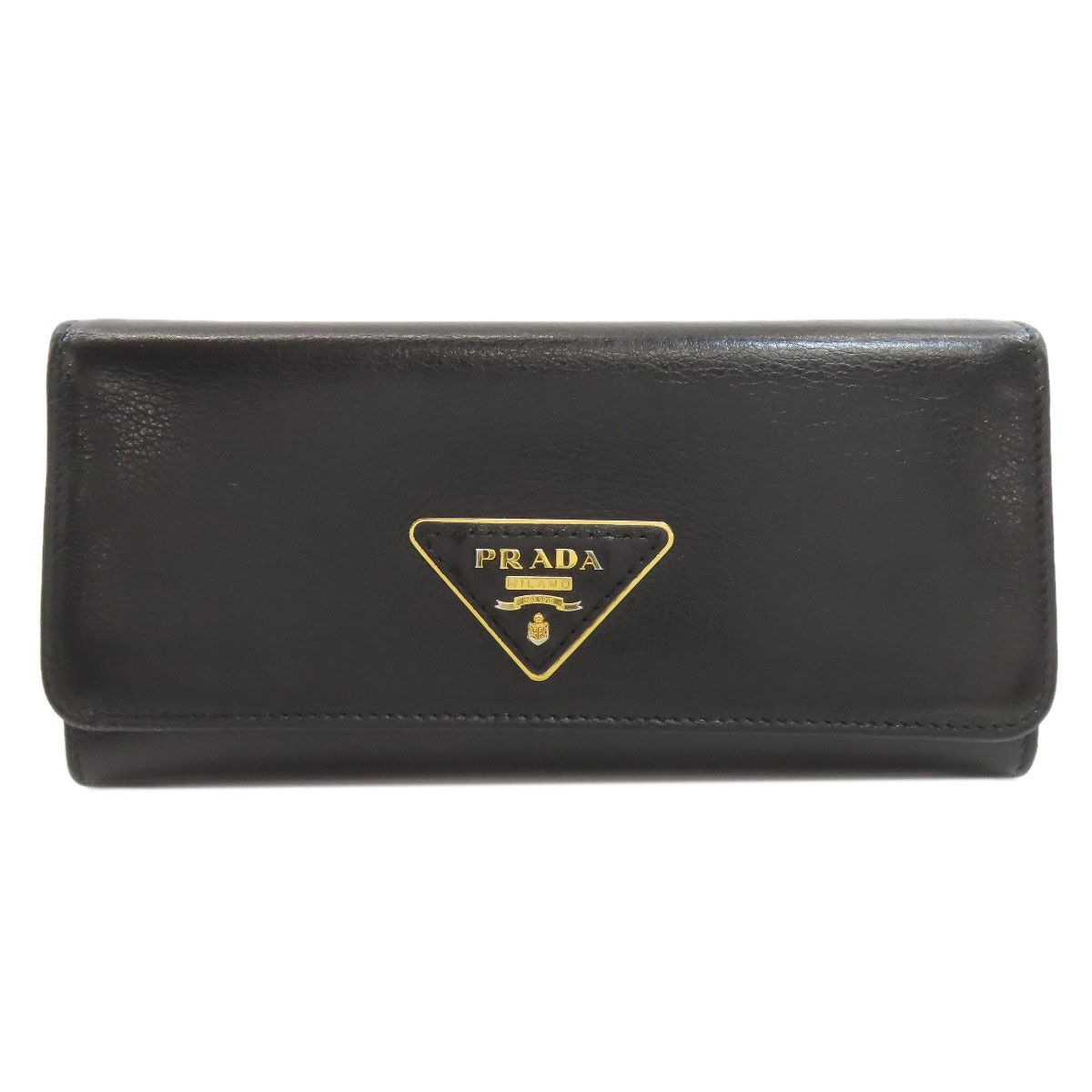 Prada Triangle Wallet Black