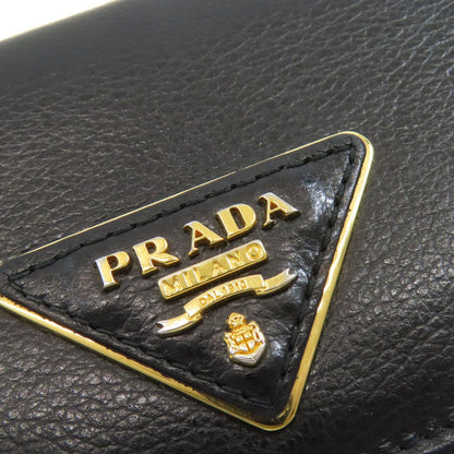 Prada Triangle Wallet Black — view 9