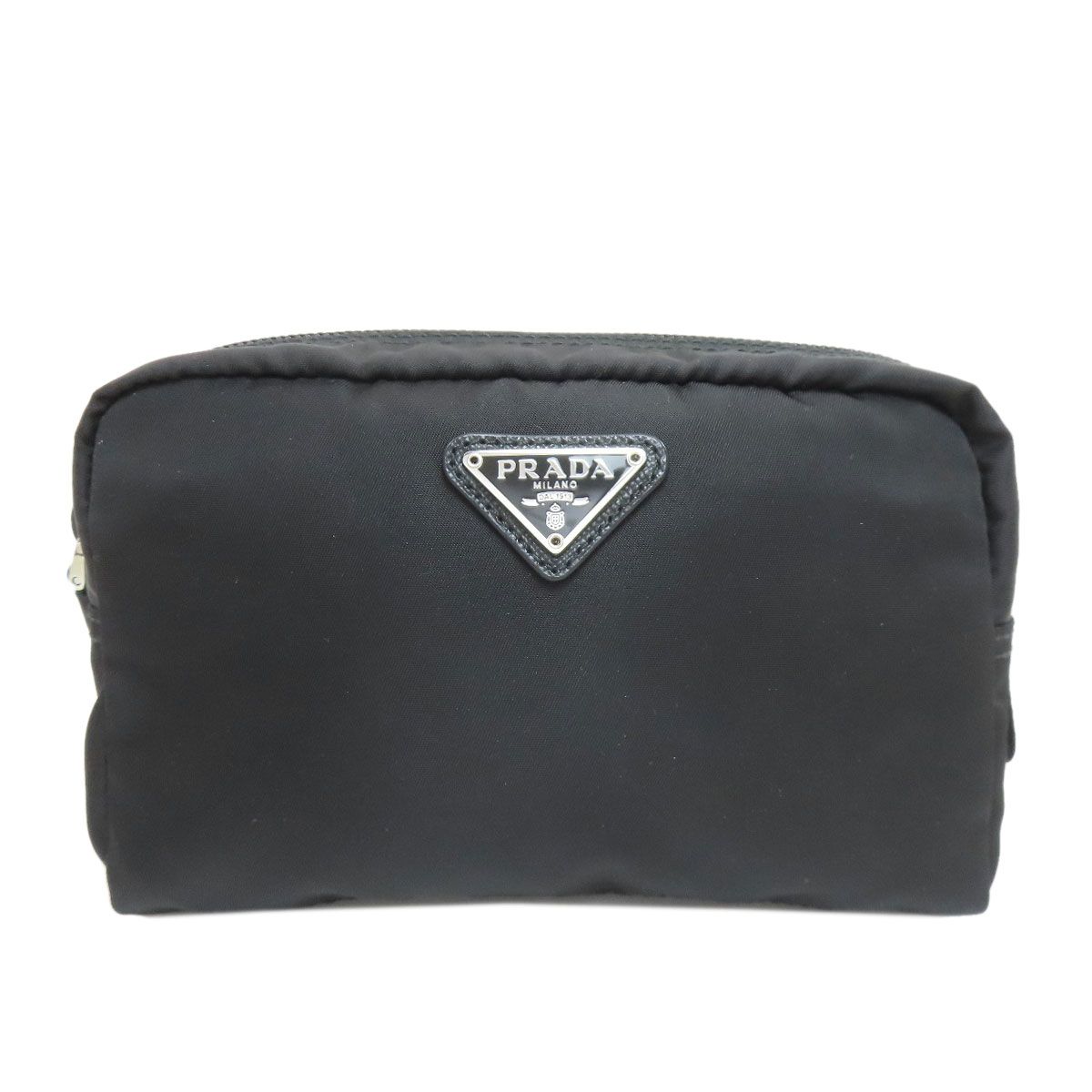 Prada Logo Makeup Pouch Nylon