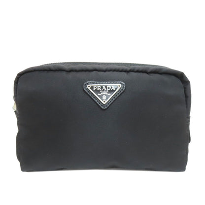 Prada Logo Makeup Pouch Nylon