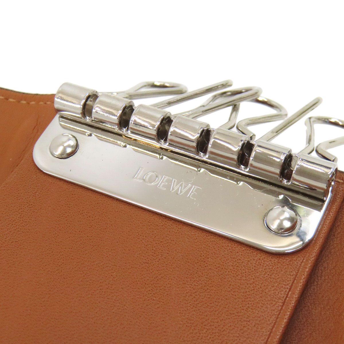 Loewe Anagram Key Case Lambskin Key Holder — view 9