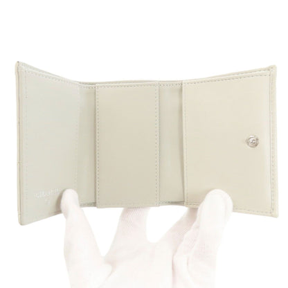 Chanel CC Logo Silver Wallet — view 4
