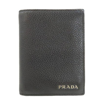 Prada Logo Wallet Leather