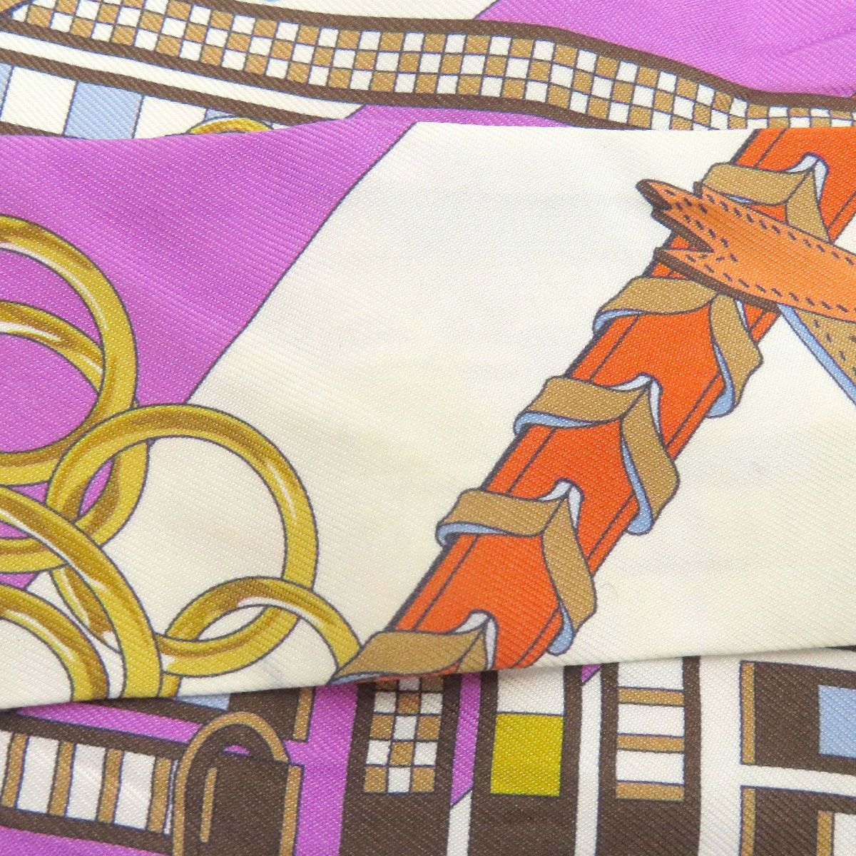 Hermes Scarf Silk Scarves Blue — view 9