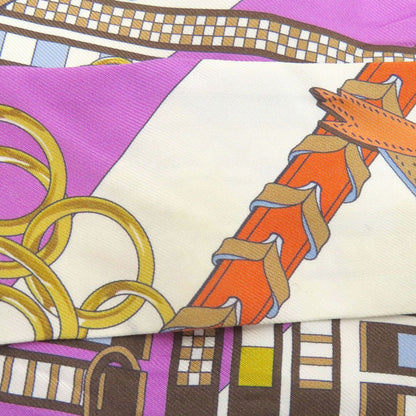 Hermes Scarf Silk Scarves Blue — view 9