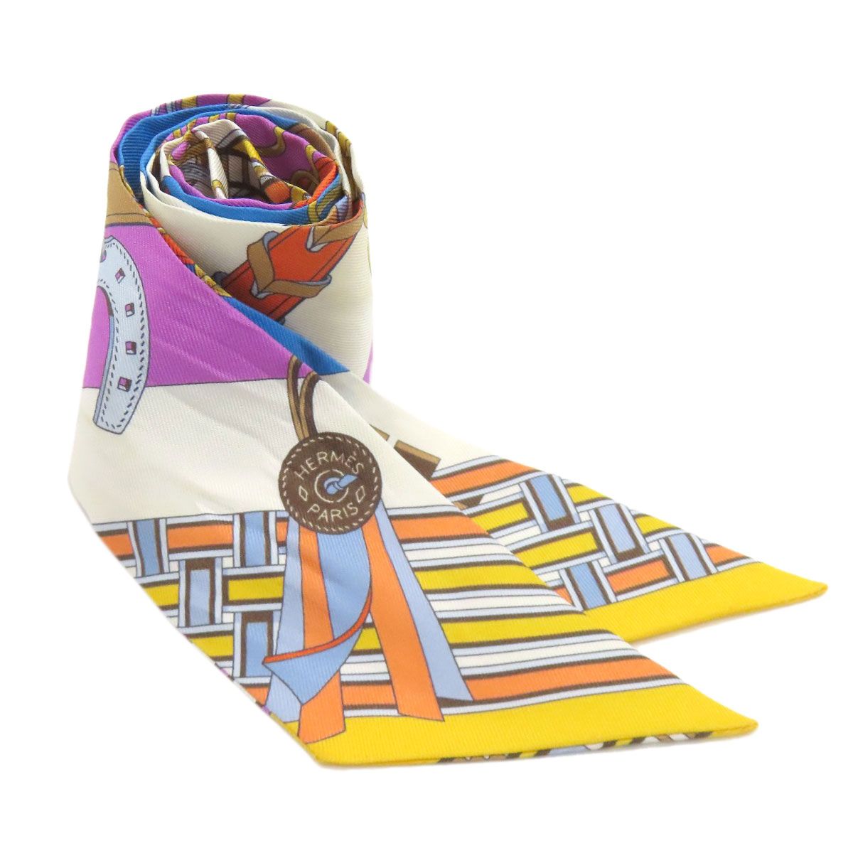 Hermes Scarf Silk Scarves Blue