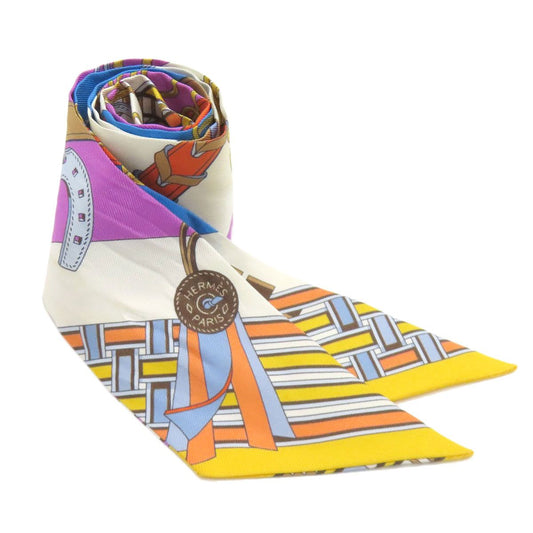 Hermes Scarf Silk Scarves Blue