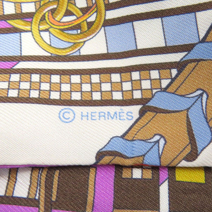 Hermes Scarf Silk Scarves Blue — view 5