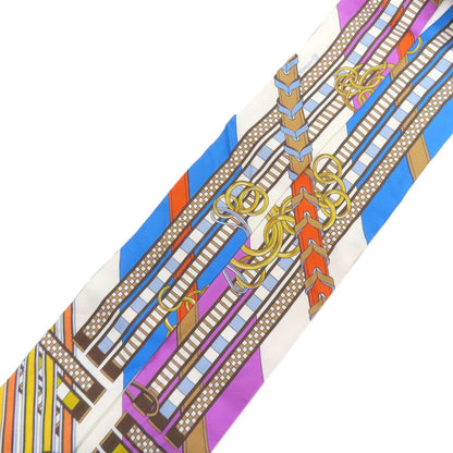Hermes Scarf Silk Scarves Blue — view 3