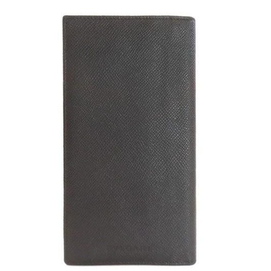 Bvlgari Logo Wallet Leather