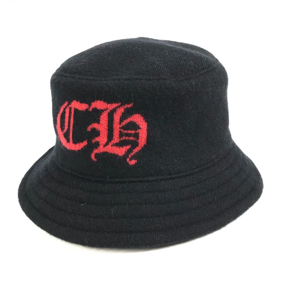 Chrome Hearts Hat CH Logo Cashmere Black