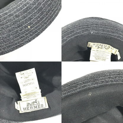 Hermes Hat Wool Navy — view 8